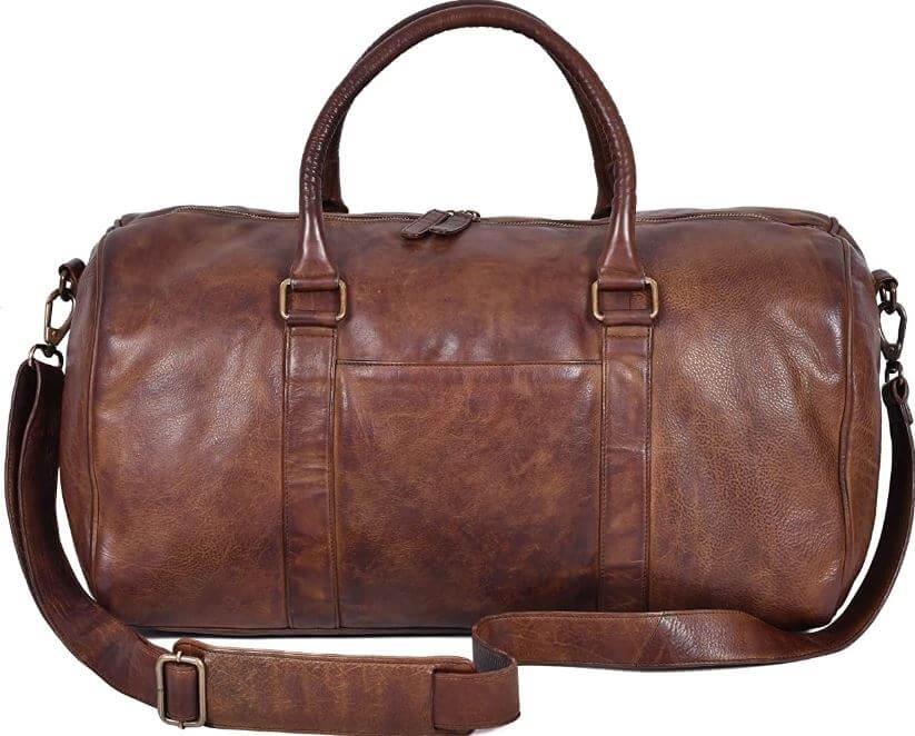 16- Leather Duffel Bag Luggage Handmade Duffel Bag