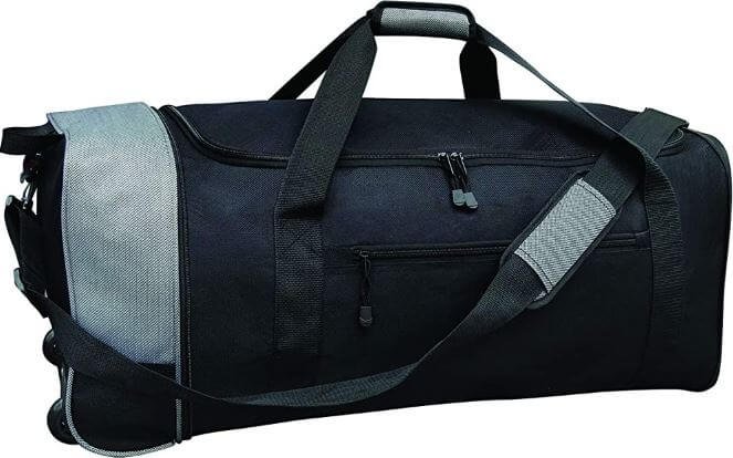 10- Travelers Club 30 Xpedition Rolling Travel Duffel Bag