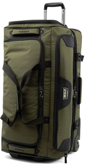 21- Travelpro Bold Drop Bottom Wheeled Rolling Duffel Bag