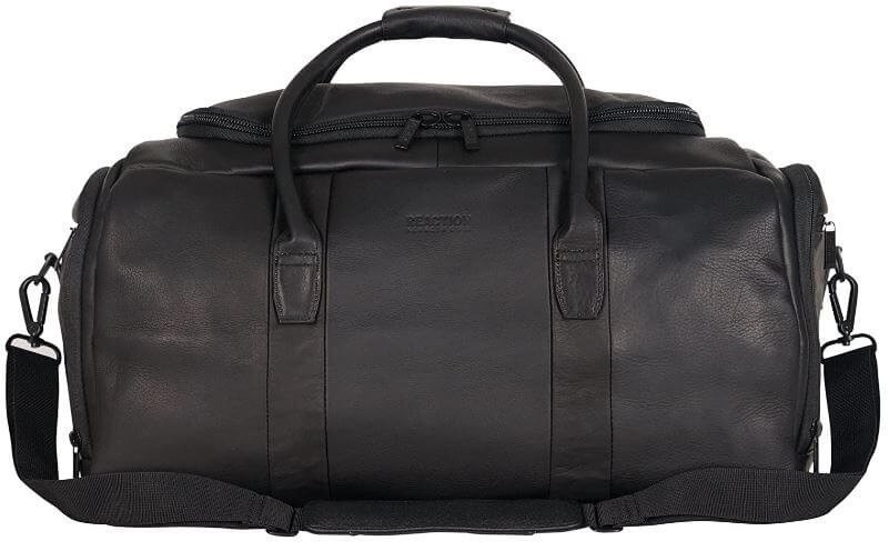 1- Kenneth Cole Reaction Duff Guy Colombian Leather Duffel Bag